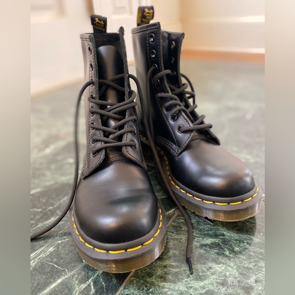 1460 WOMEN'S PASCAL VIRGINIA LEATHER BOOTS NWOT